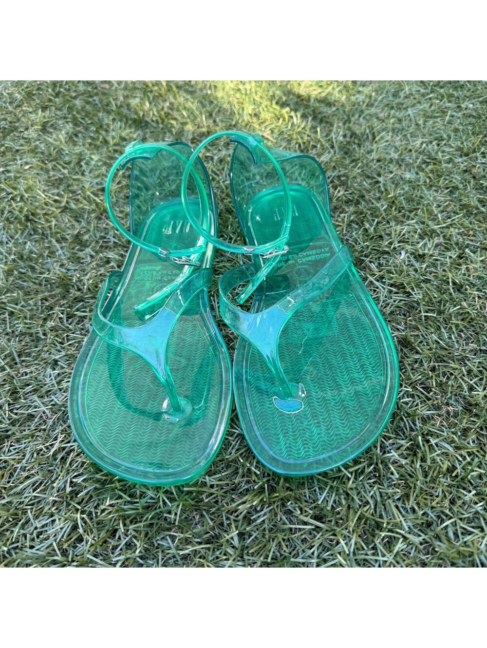 Gap Jelly Thong Sandals Green